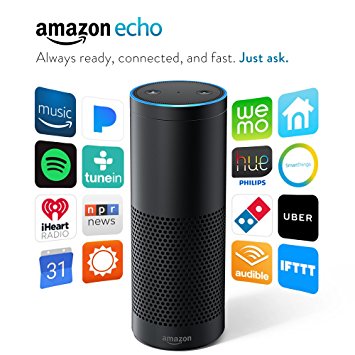 Amazon Echo - Voice control your music, Make calls, Get news, weather & more, Powered by Dolby – Black